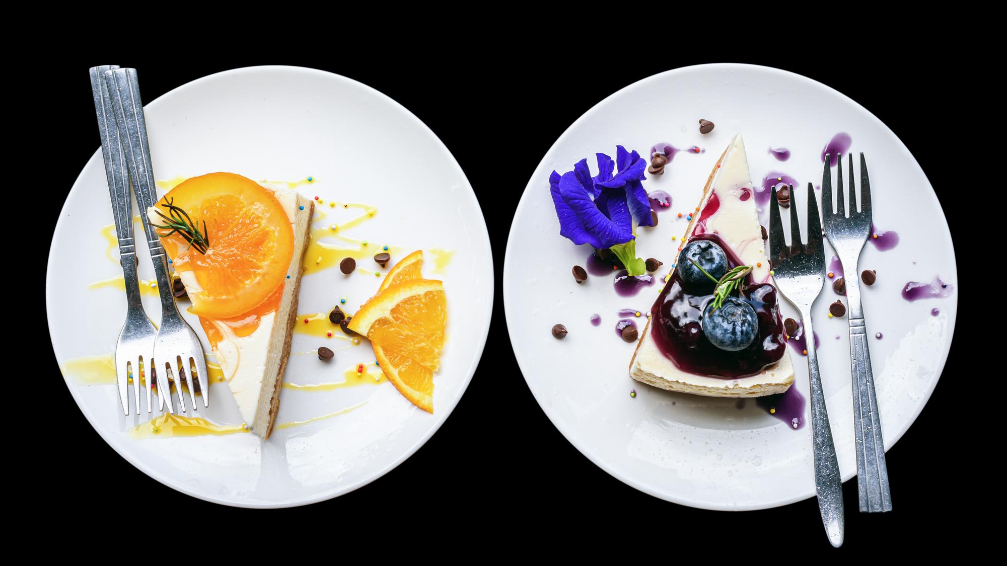 Before and after restaurant menu layout